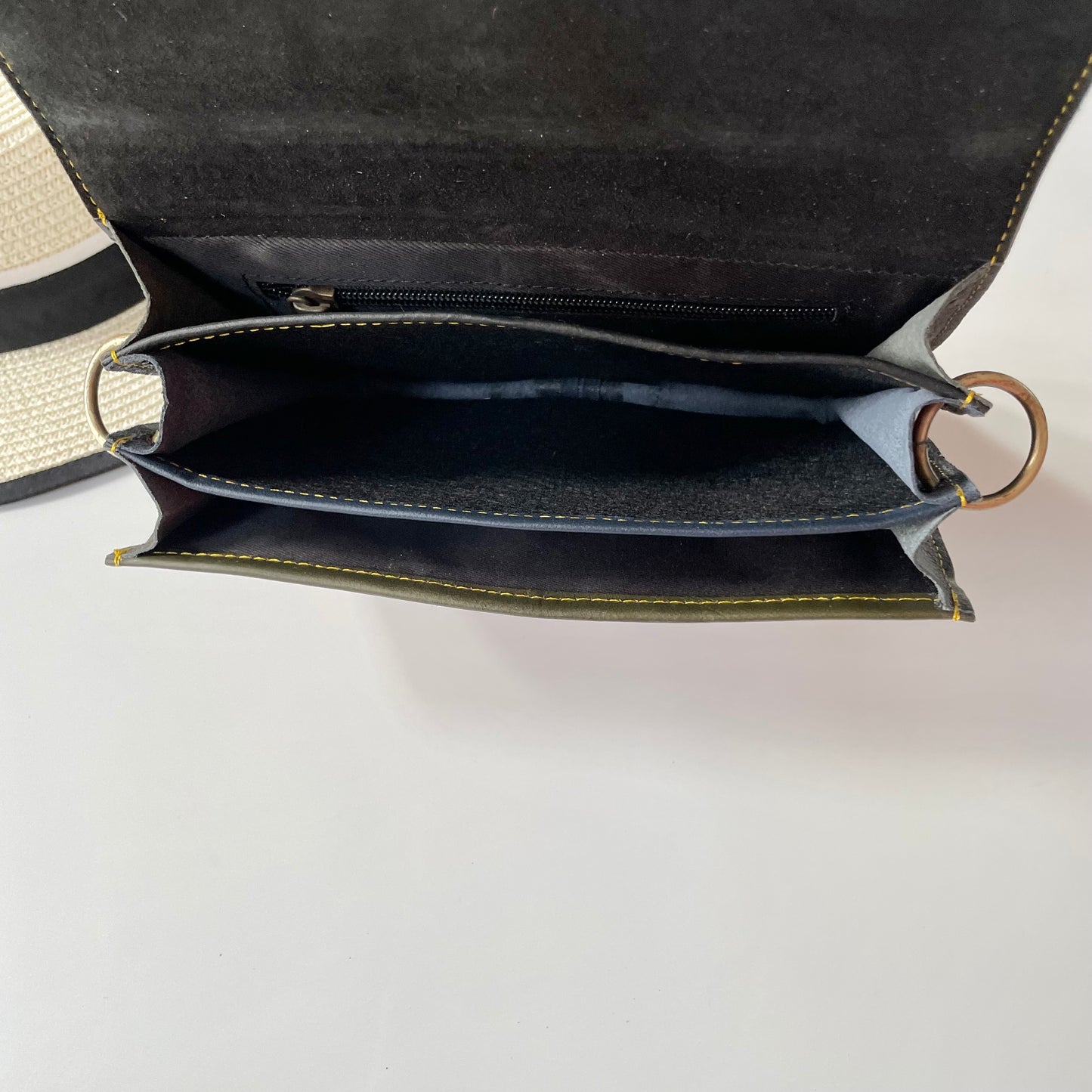 OUTLET Nephele Nancy Full Print Bag Unique Handmade Recycled Sustainable Leather