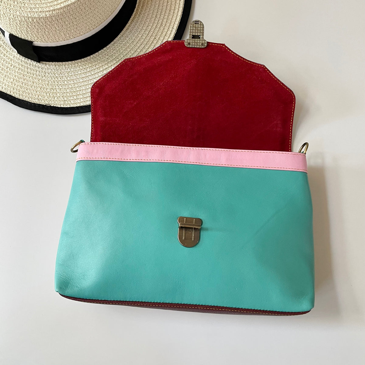 OUTLET Nephele Hattie Bag Unique Handmade Recycled Sustainable Leather
