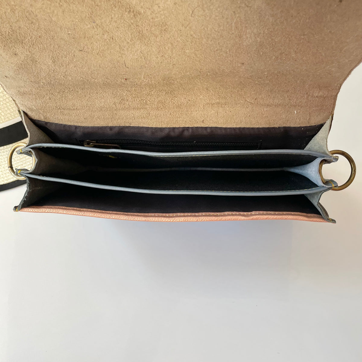 OUTLET Nephele Blanche Bag Unique Handmade Recycled Sustainable Leather