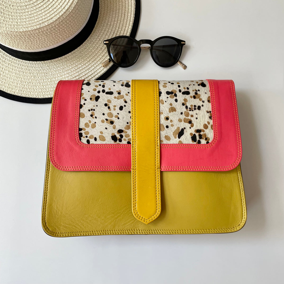 NEW Nephele Carli Bags Unique Handmade Recycled Leather