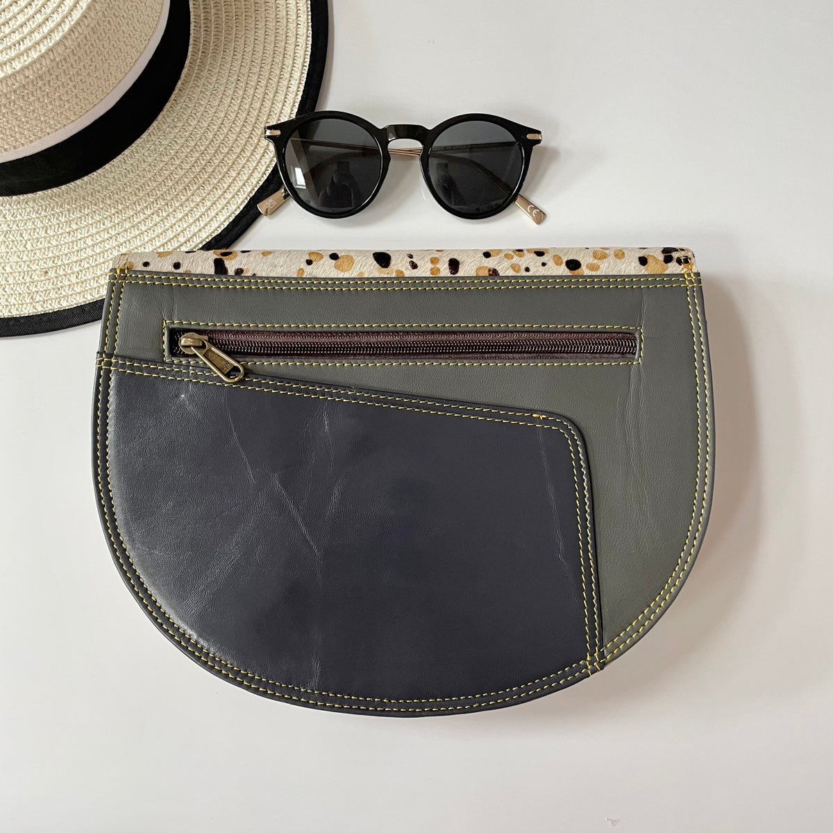 OUTLET Nephele Mildred Bag Unique Handmade Recycled Sustainable Leather