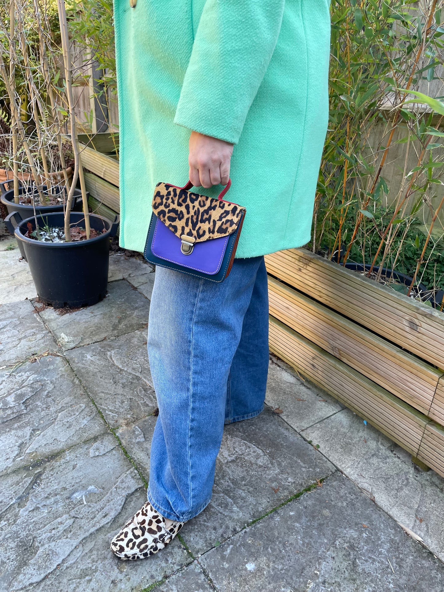 SALE Nephele Mini Vivian Bags Unique Handmade Recycled Sustainable Upcycled Leather