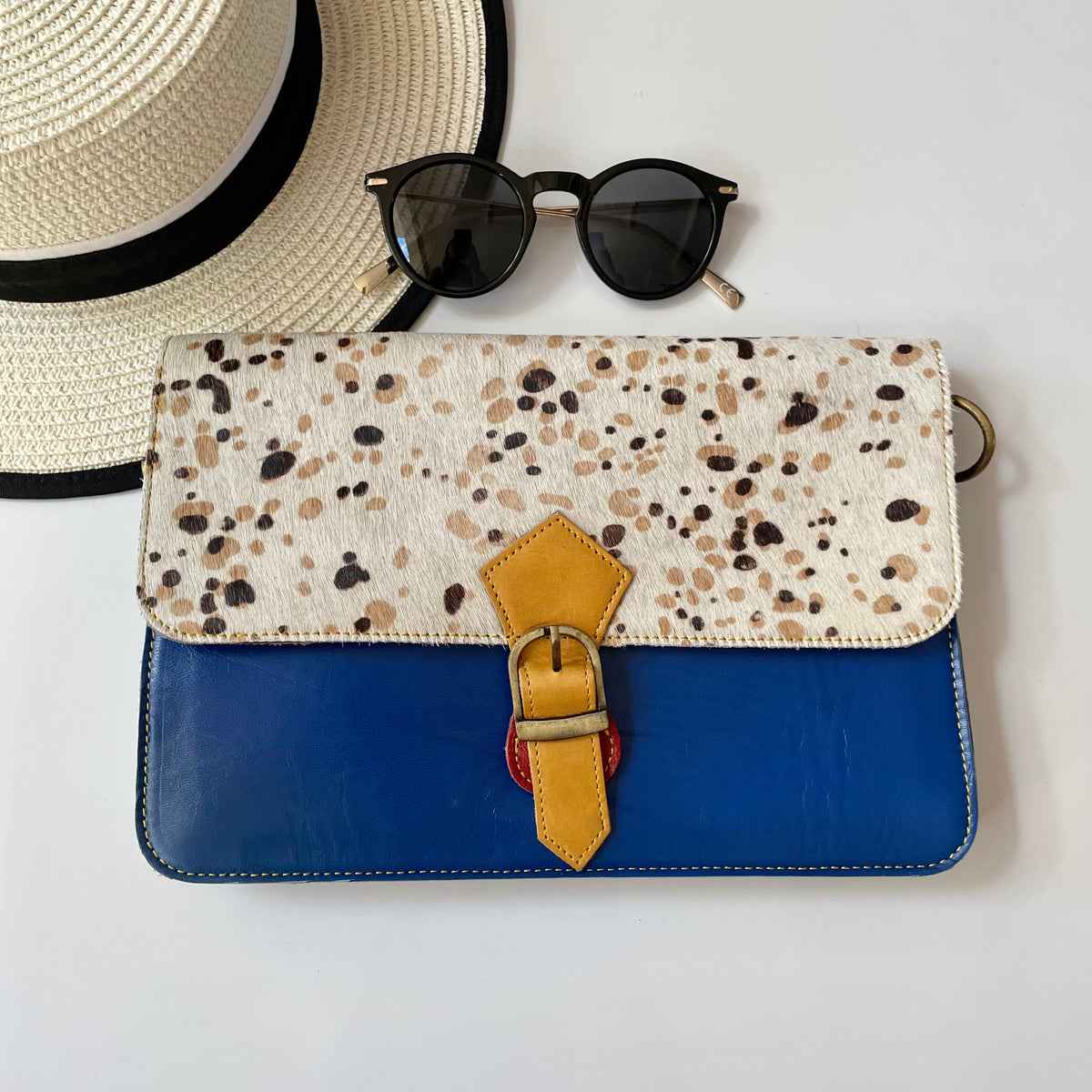 OUTLET Nephele Blanche Bag Unique Handmade Recycled Sustainable Leather