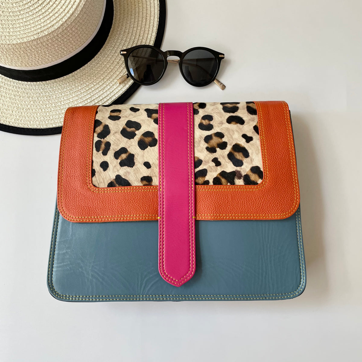 NEW Nephele Carli Bags Unique Handmade Recycled Leather