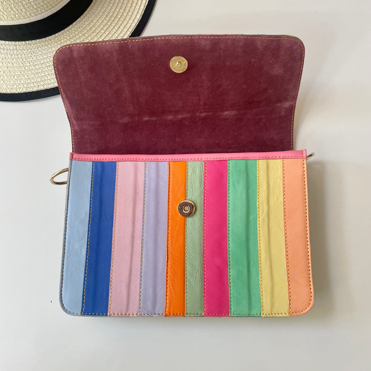 OUTLET Nephele Luna Bag Unique Handmade Recycled Sustainable Leather
