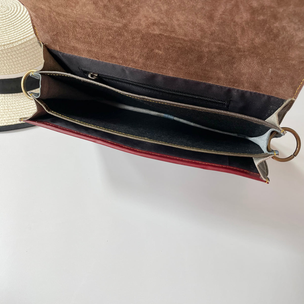 OUTLET Nephele Blanche Bag Unique Handmade Recycled Sustainable Leather