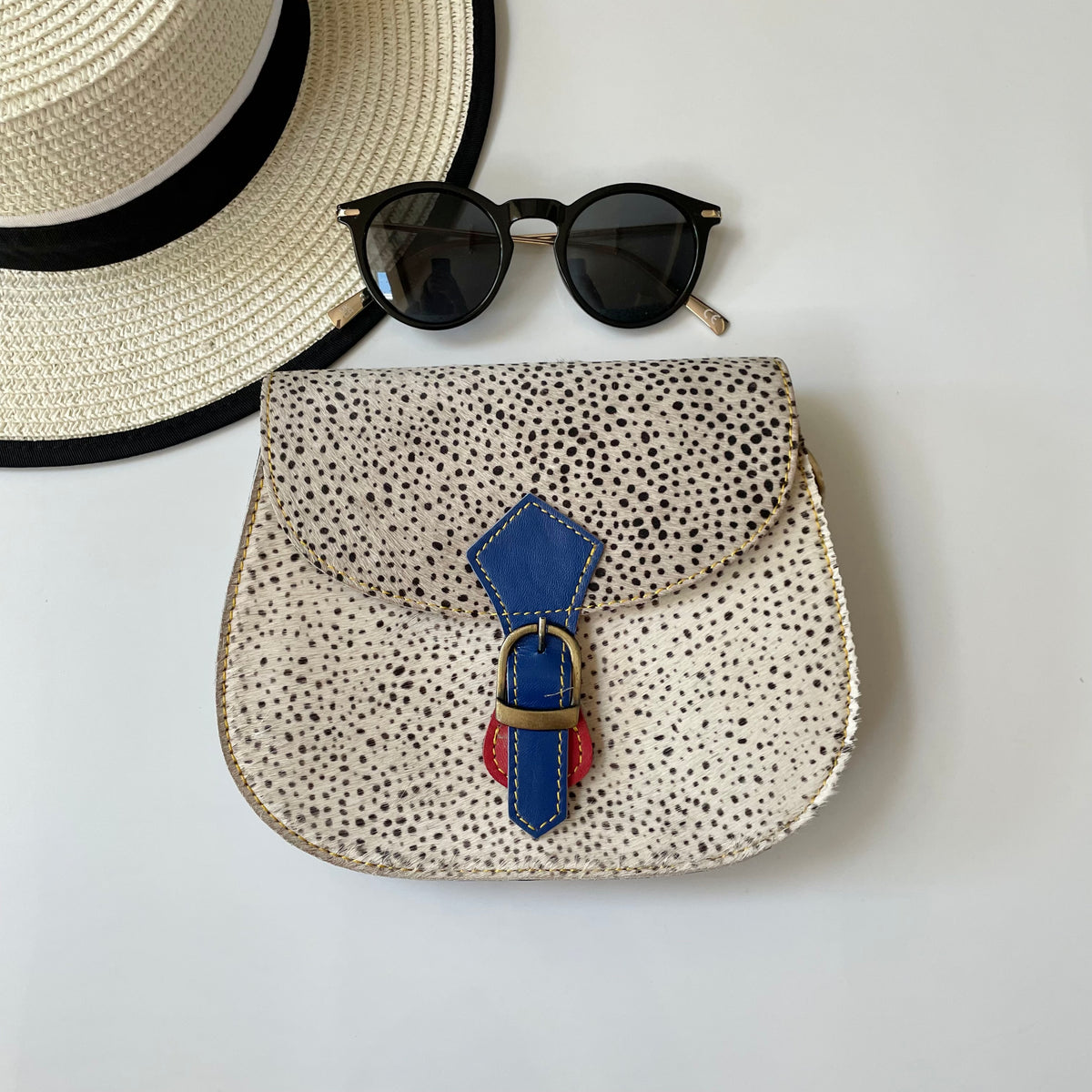 NEW Nephele Tallulah Full Print Bags Unique Handmade Upcycled Sustainable Leather