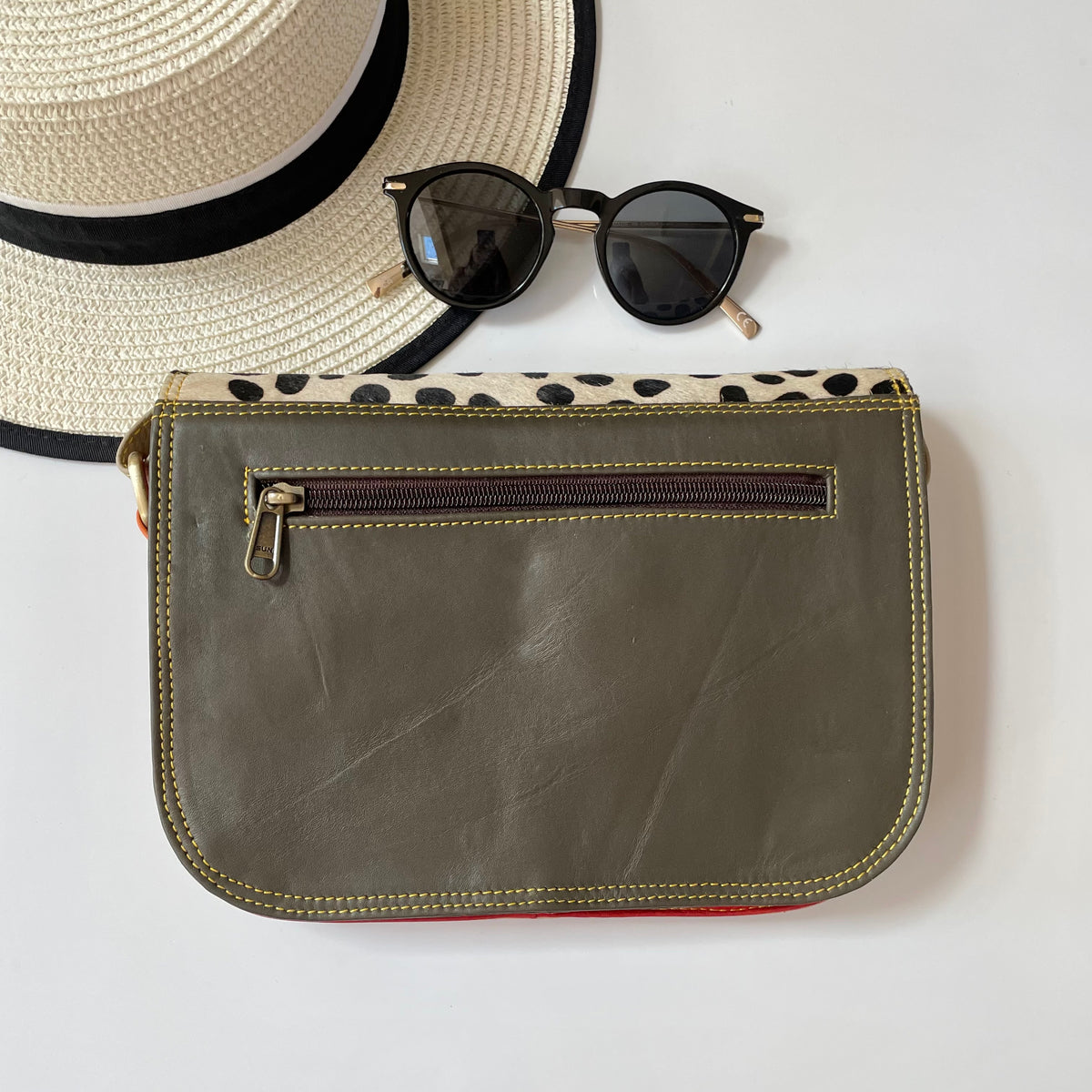 OUTLET Nephele Belle Bag Unique Handmade Recycled Sustainable Leather