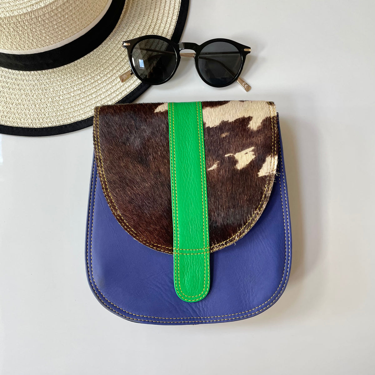 OUTLET Nephele Margot Bag Unique Handmade Recycled Sustainable Leather