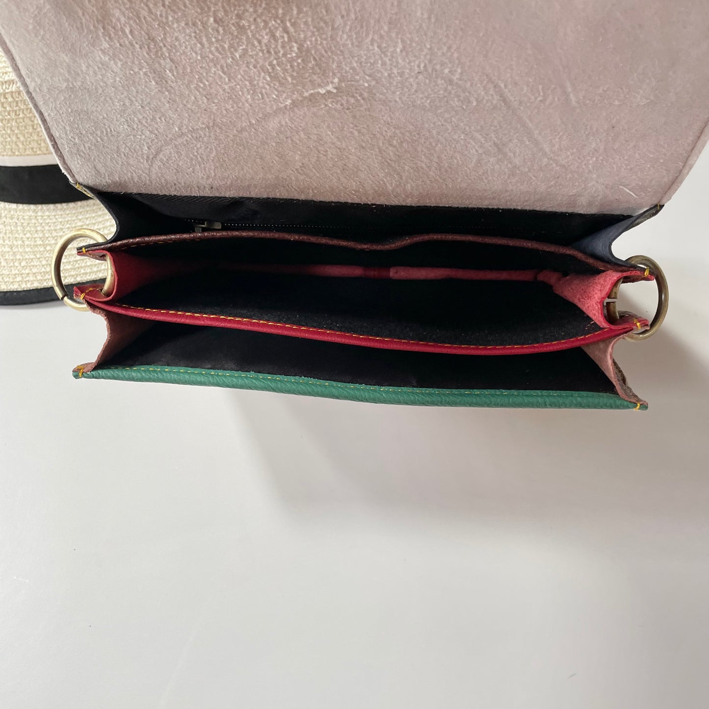 OUTLET Nephele Eadie Full Print Bag Unique Handmade Recycled Sustainable Leather