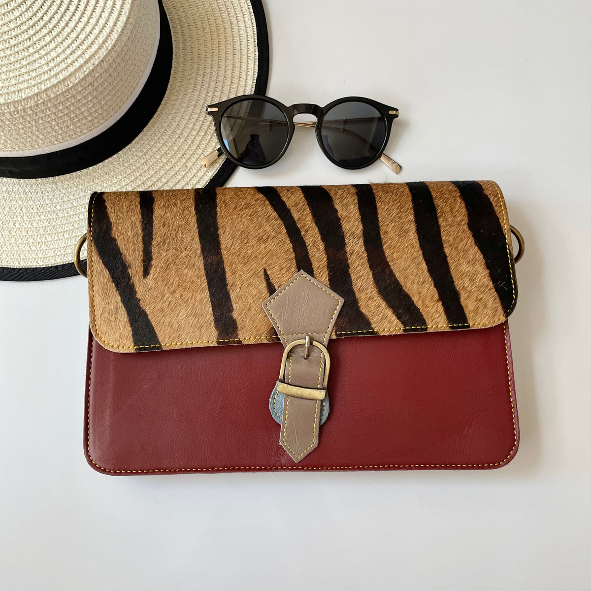NEW Nephele Blanche Bags Unique Handmade Recycled Leather