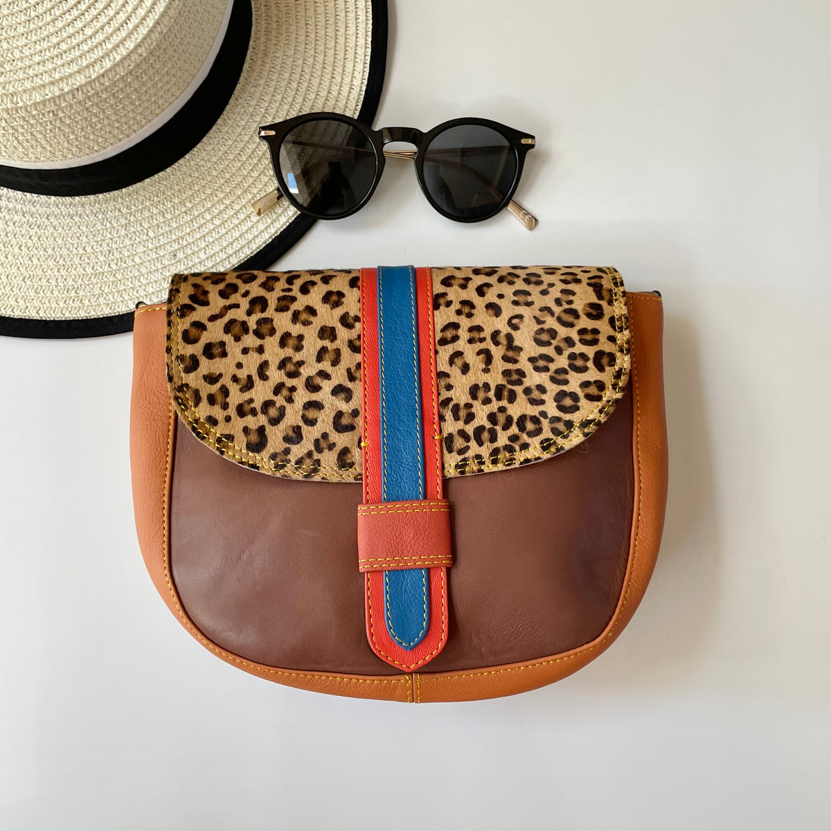 Nephele Dot Bags Unique Handmade Upcycled Sustainable Leather