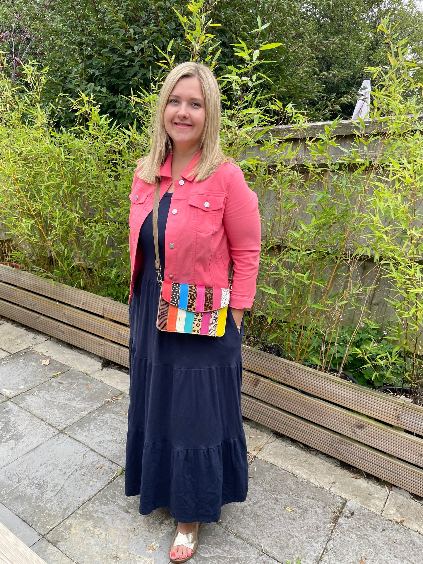 Nephele Lulu Bags Unique Handmade Recycled Sustainable Upcycled Leather Rainbow