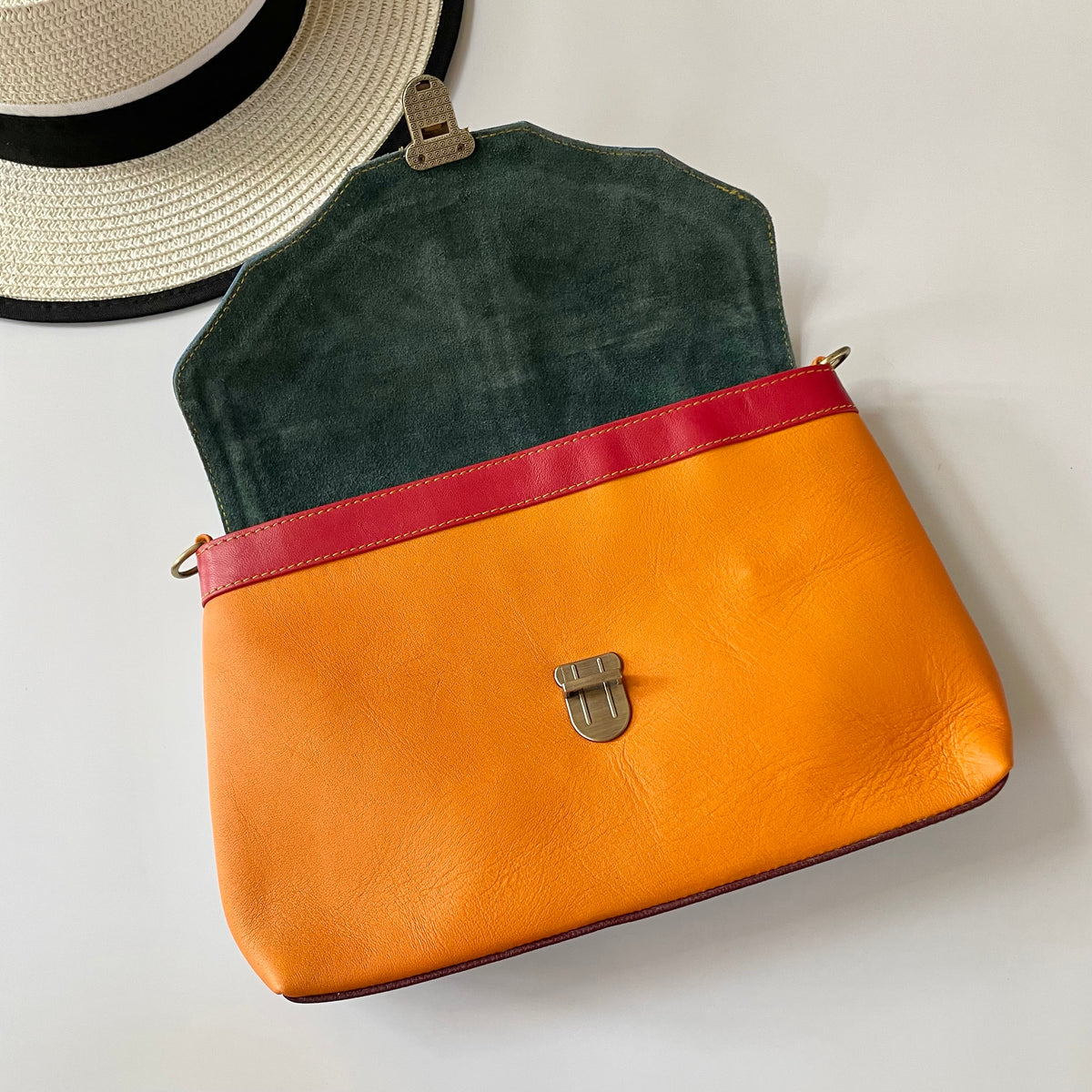 OUTLET Nephele Hattie Bag Unique Handmade Recycled Sustainable Leather