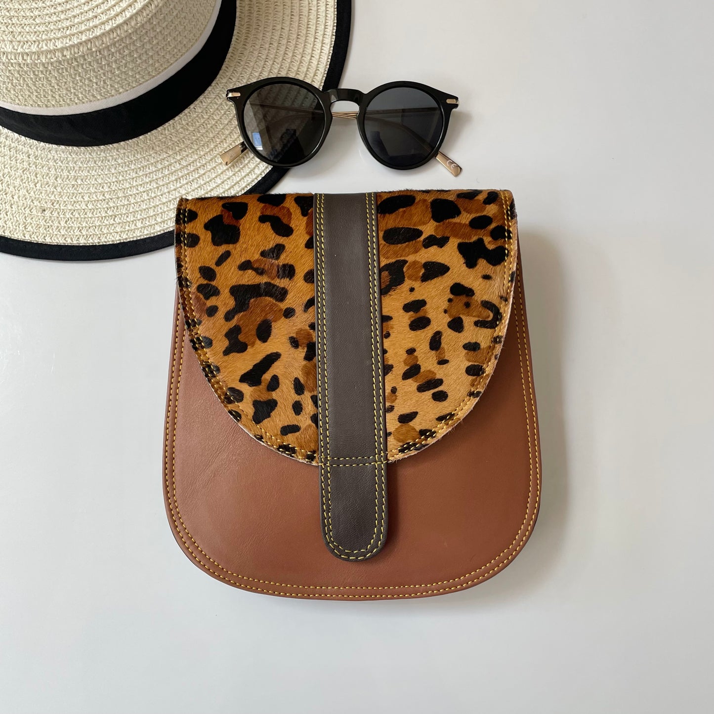 OUTLET Nephele Margot Bag Unique Handmade Recycled Sustainable Leather