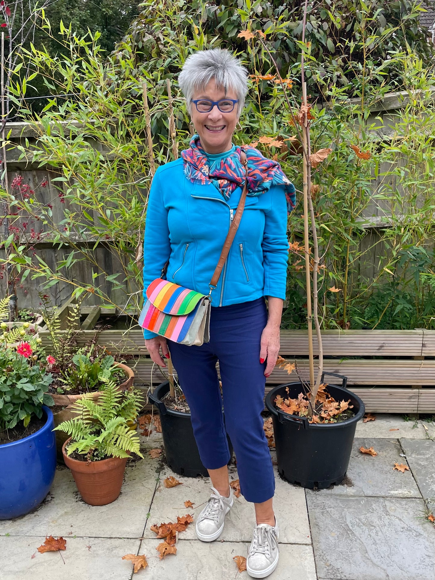 Nephele Lucy Bags Unique Handmade Recycled Sustainable Upcycled Leather Rainbow
