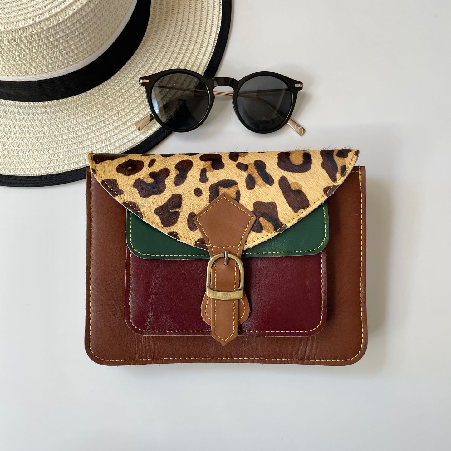 Nephele Dixie Bags Unique Handmade Recycled Sustainable Upcycled Leather
