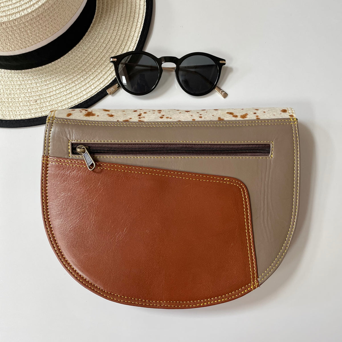 OUTLET Nephele Mildred Bag Unique Handmade Recycled Sustainable Leather