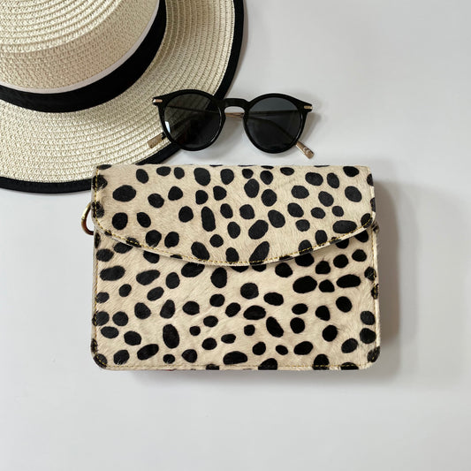 NEW Nephele Eadie Full Print Bags Unique Handmade Recycled Leather