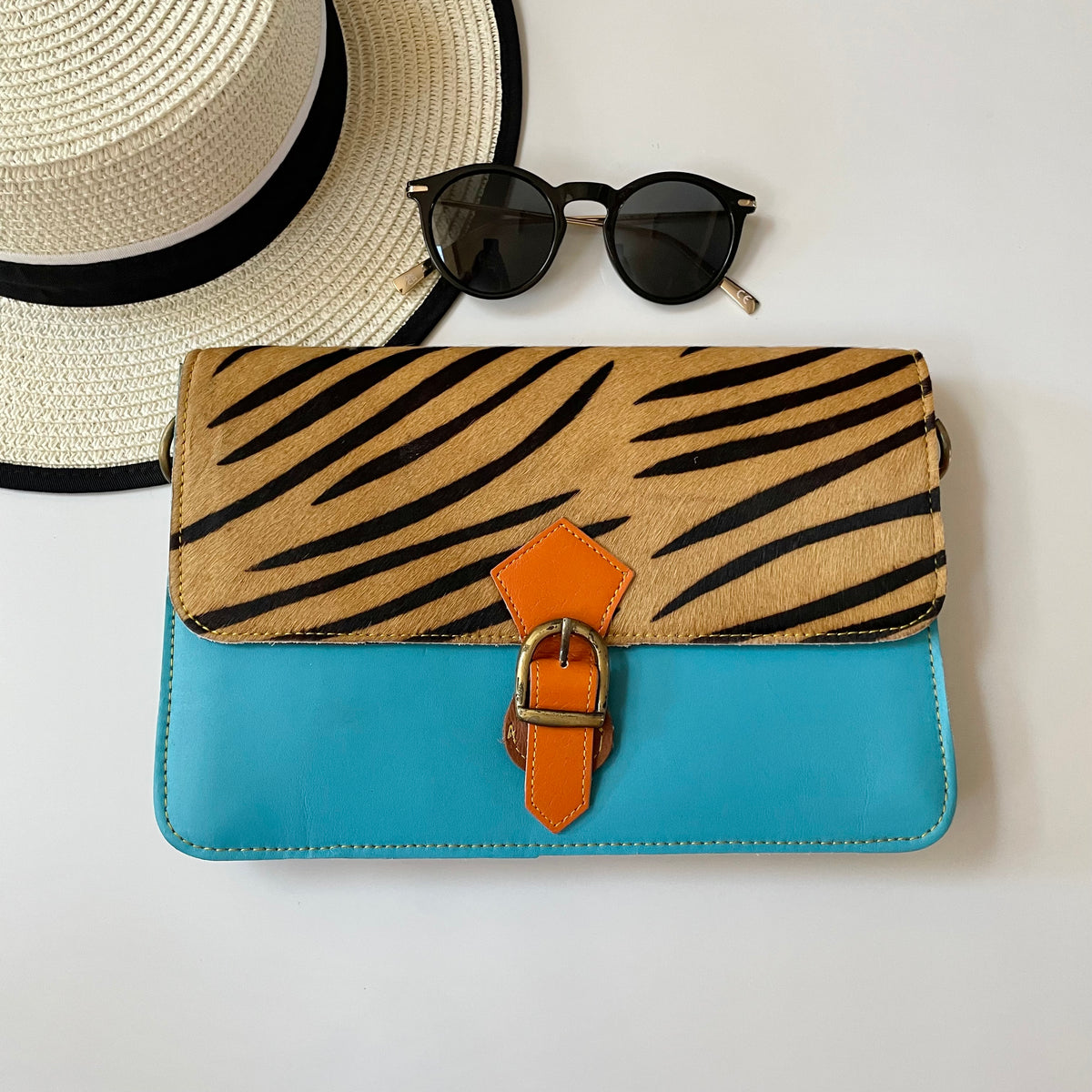 NEW Nephele Blanche Bags Unique Handmade Recycled Leather