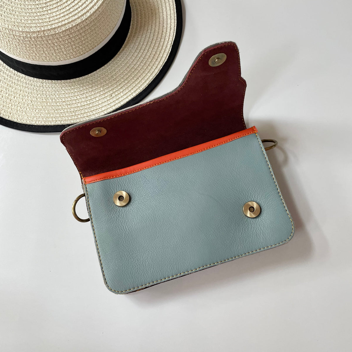 OUTLET Nephele Edna Bag Unique Handmade Recycled Sustainable Leather