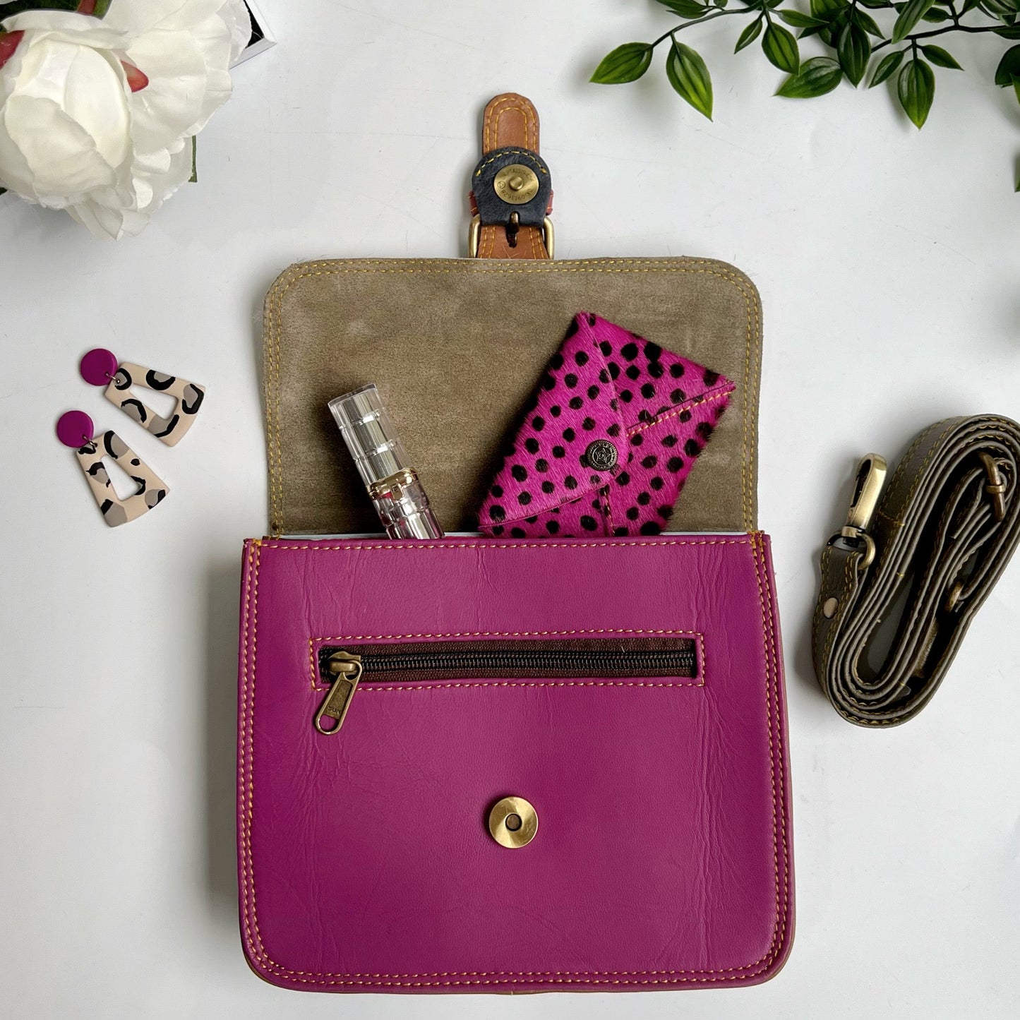 Nephele Myrtle Bags Unique Handmade Recycled Sustainable Upcycled Leather