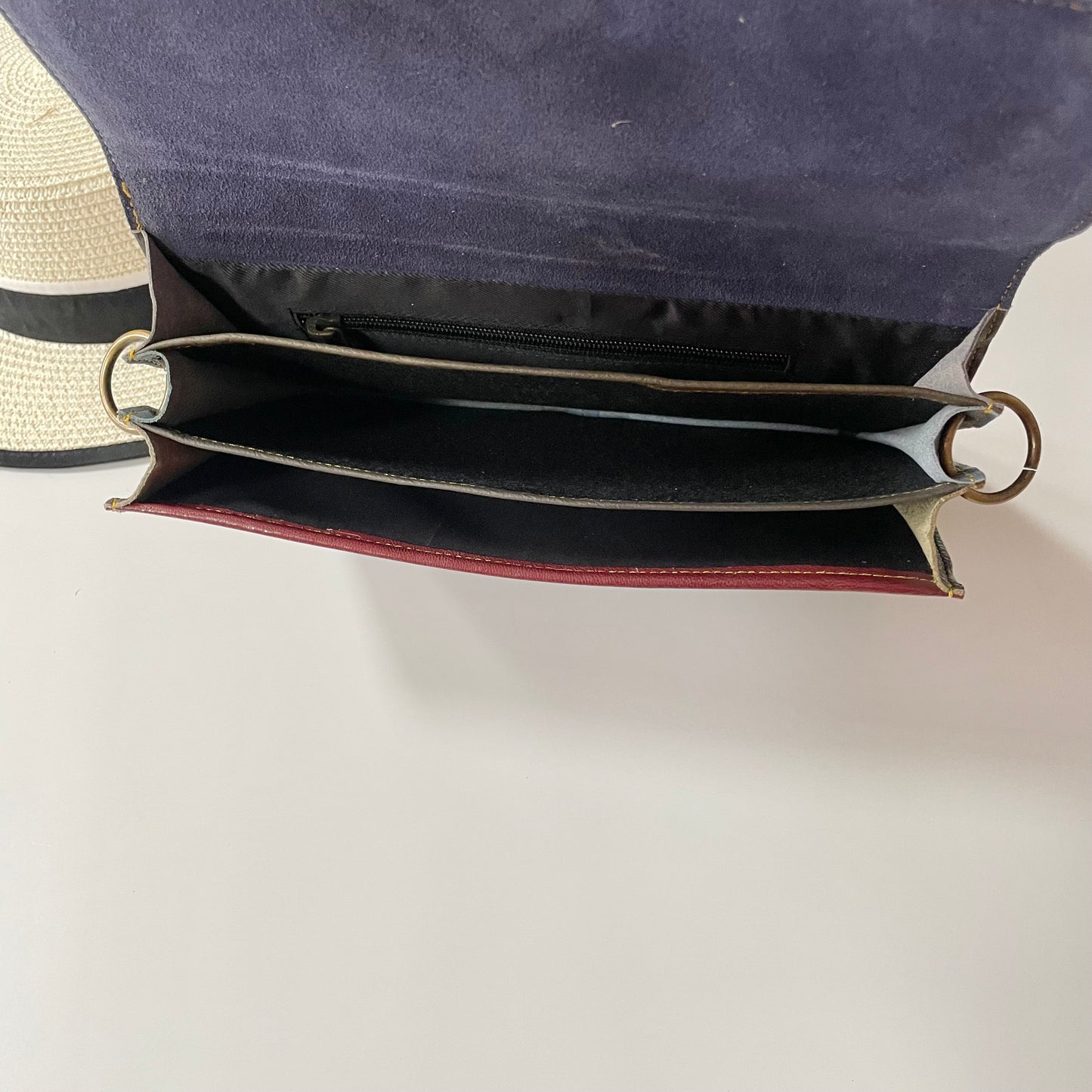 OUTLET Nephele Blanche Bag Unique Handmade Recycled Sustainable Leather