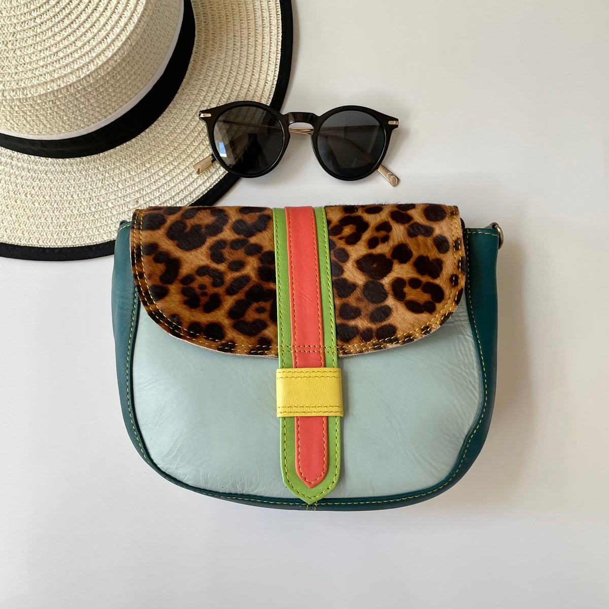 Nephele Dot Bags Unique Handmade Upcycled Sustainable Leather