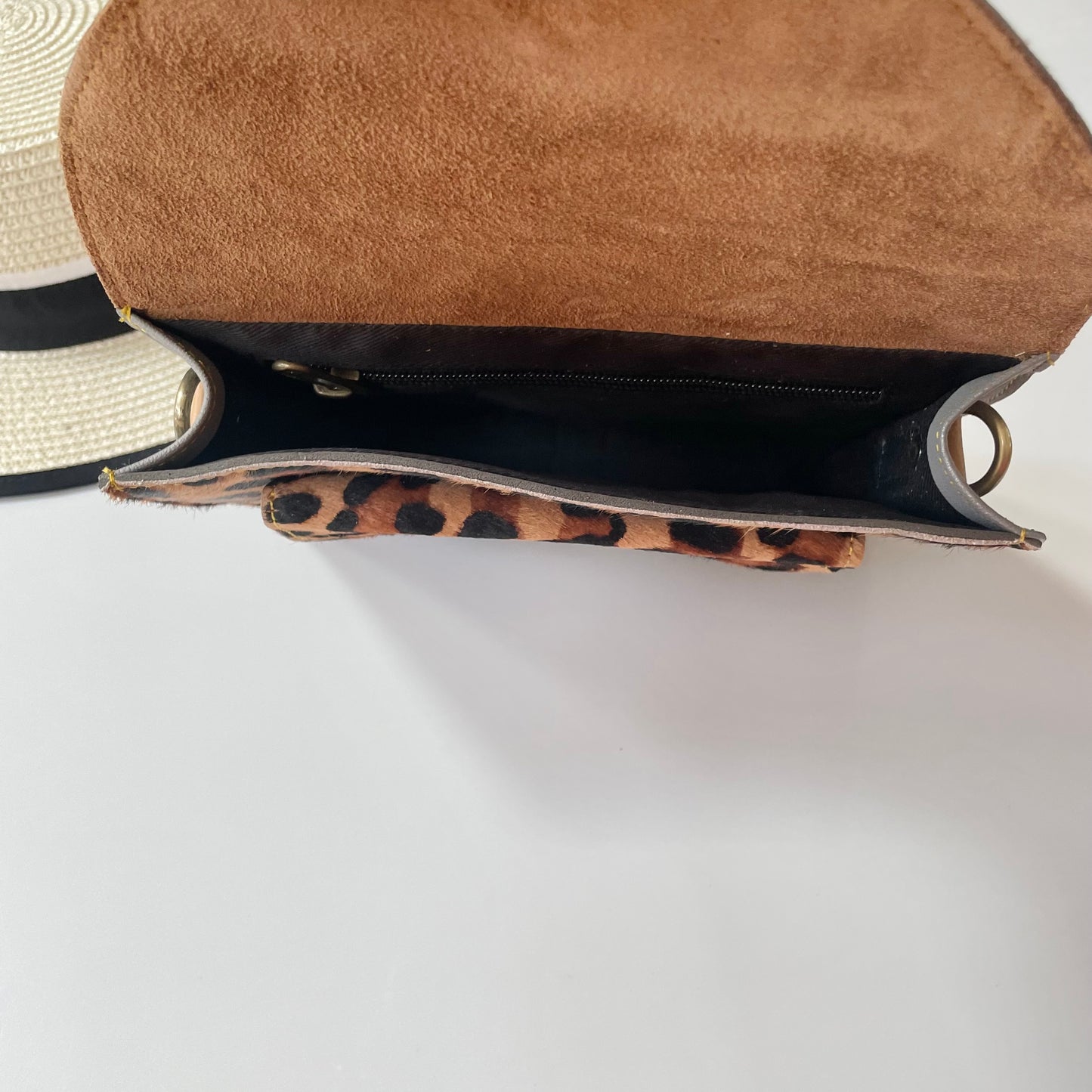 OUTLET Nephele Kelci Full Print Bag Unique Handmade Recycled Sustainable Leather