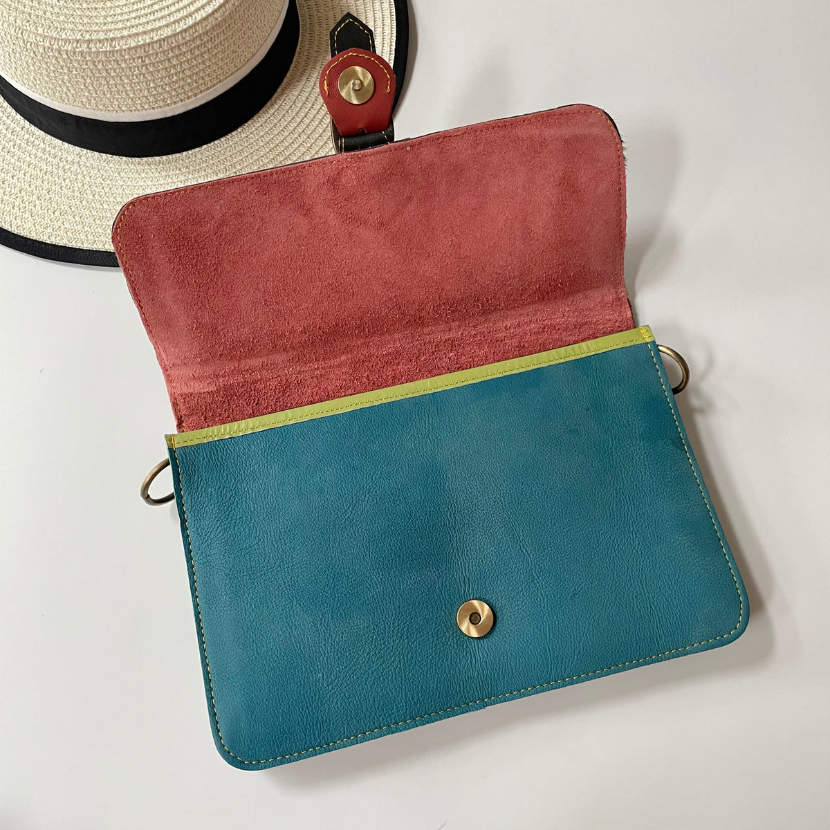 OUTLET Nephele Blanche Bag Unique Handmade Recycled Sustainable Leather