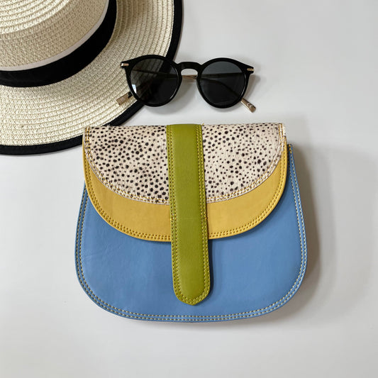 OUTLET Nephele Cecile Bag Unique Handmade Recycled Sustainable Leather