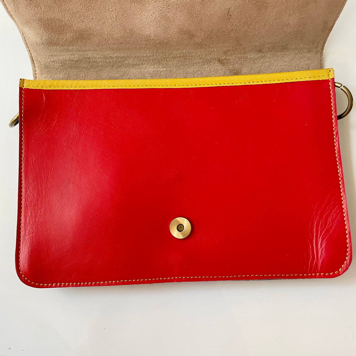 OUTLET Nephele Blanche Bag Unique Handmade Recycled Sustainable Leather