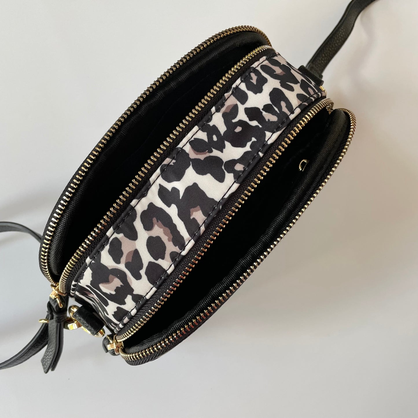 Leopard Print Bag Nylon/PU
