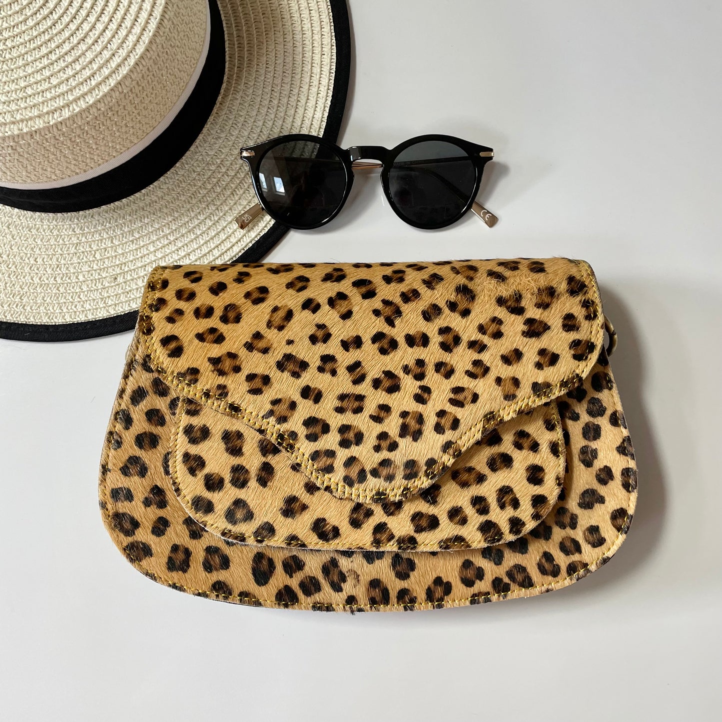 OUTLET Nephele Poppy Bag Unique Handmade Recycled Sustainable Leather