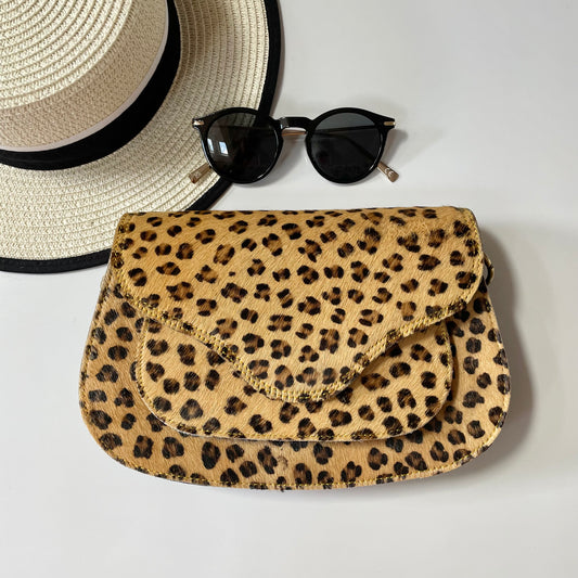 OUTLET Nephele Poppy Bag Unique Handmade Recycled Sustainable Leather