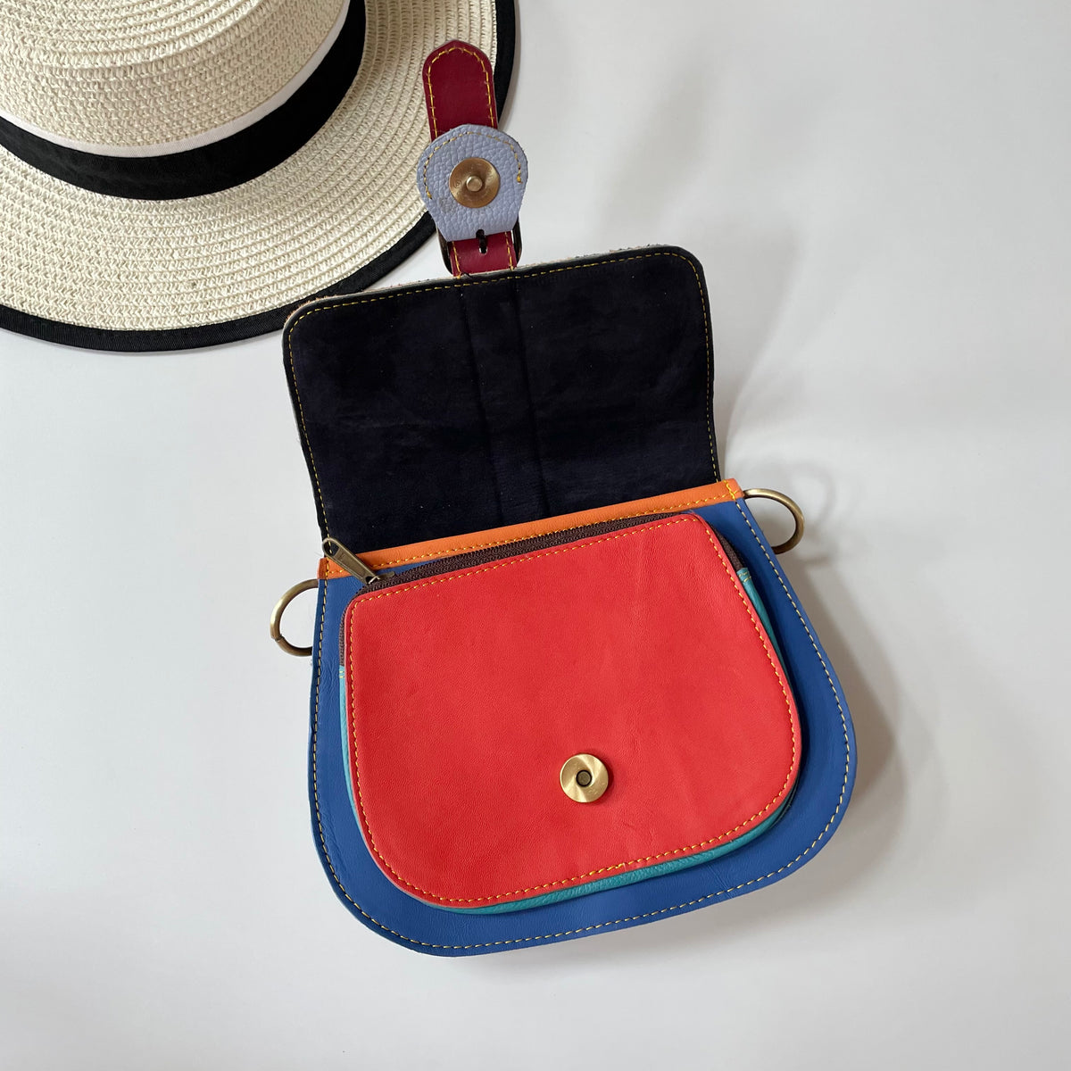 NEW Nephele Agnes Bags Unique Handmade Recycled Leather