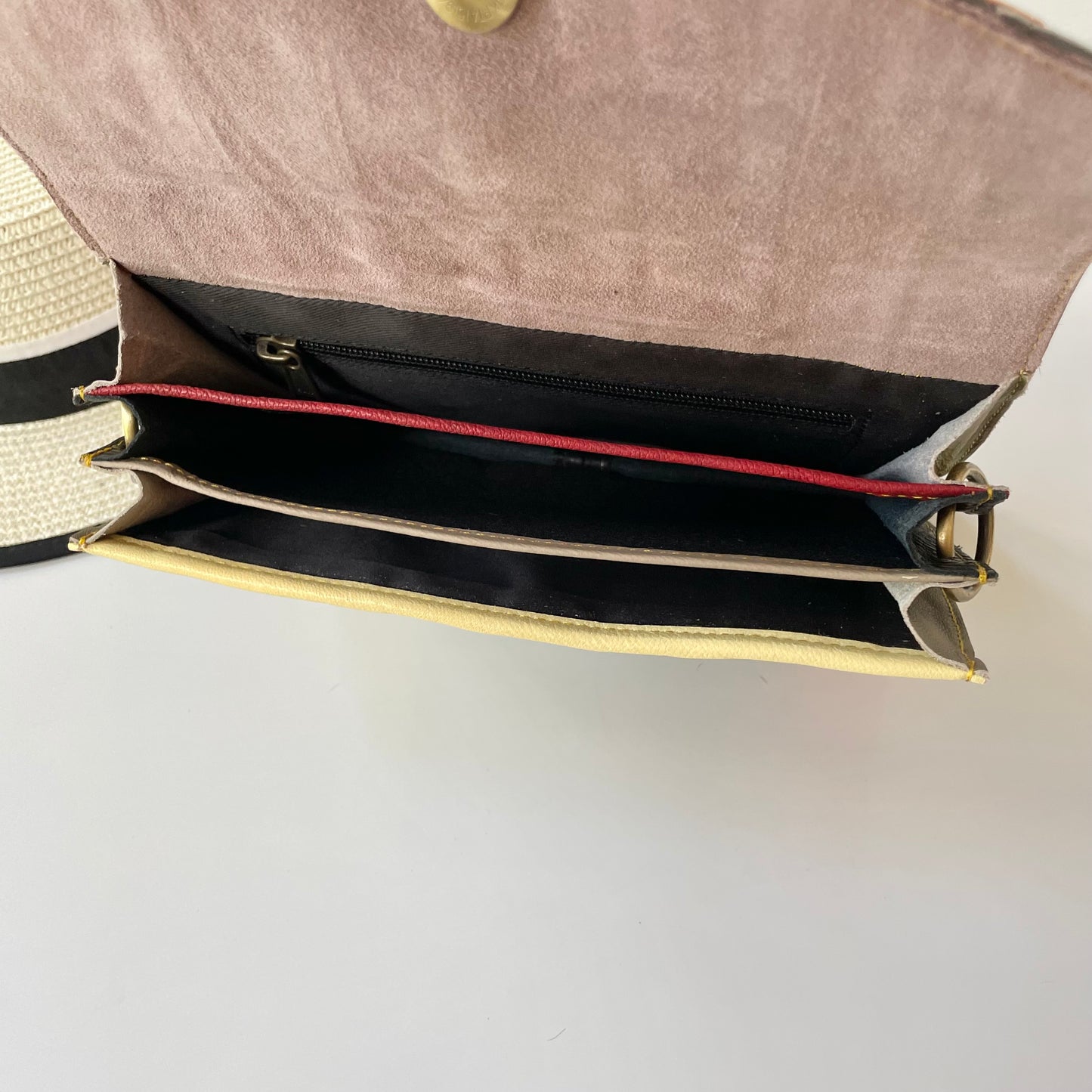 OUTLET Nephele Lulu Bag Unique Handmade Recycled Sustainable Leather Rainbow