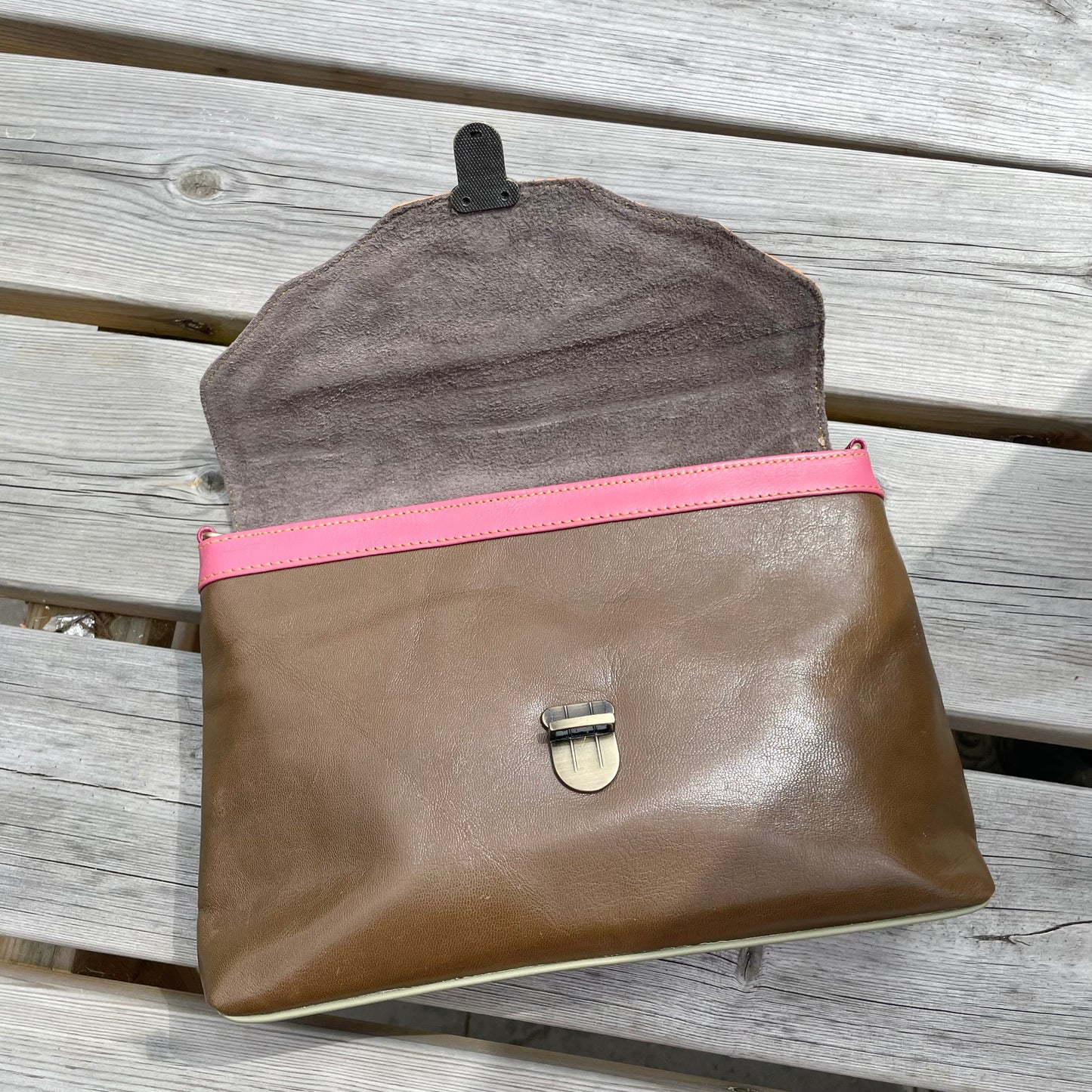 OUTLET Nephele Hattie Bag Unique Handmade Recycled Sustainable Leather