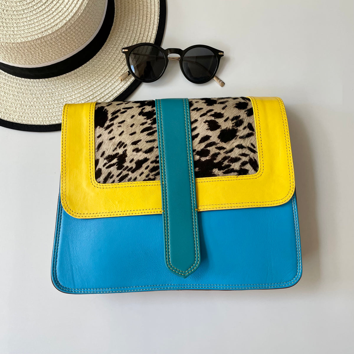 NEW Nephele Carli Bags Unique Handmade Recycled Leather