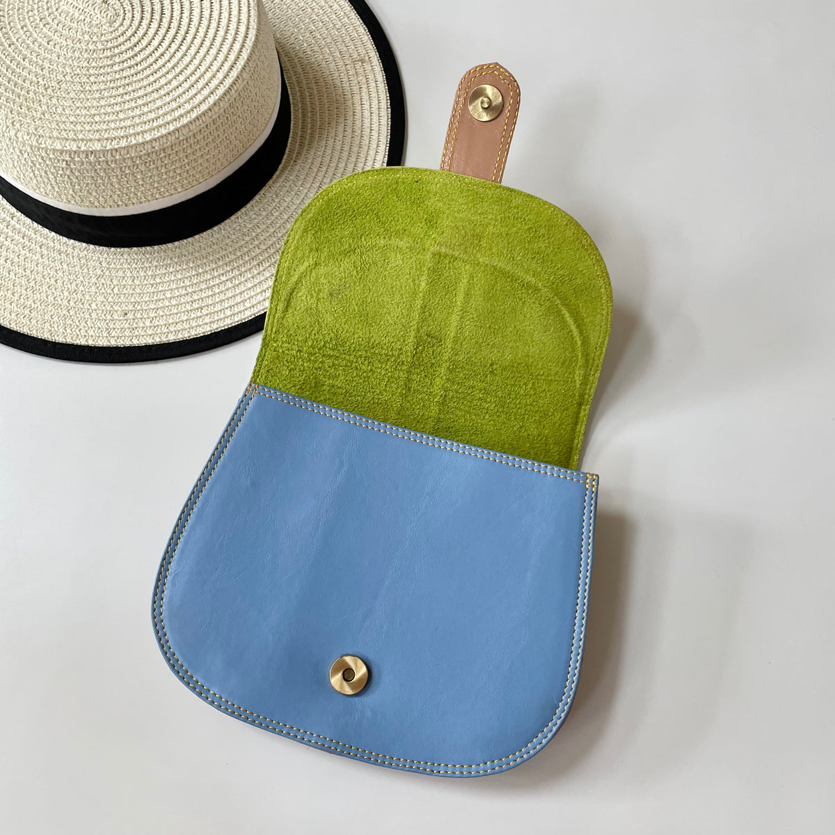 OUTLET Nephele Cecile Bag Unique Handmade Recycled Sustainable Leather
