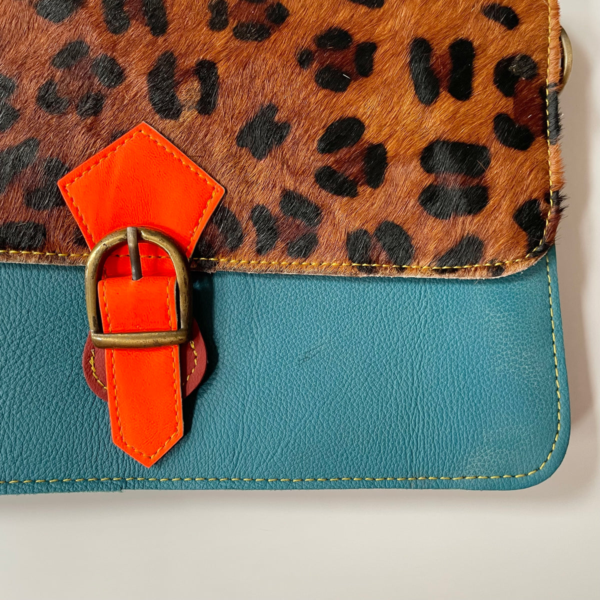 OUTLET Nephele Blanche Bag Unique Handmade Recycled Sustainable Leather