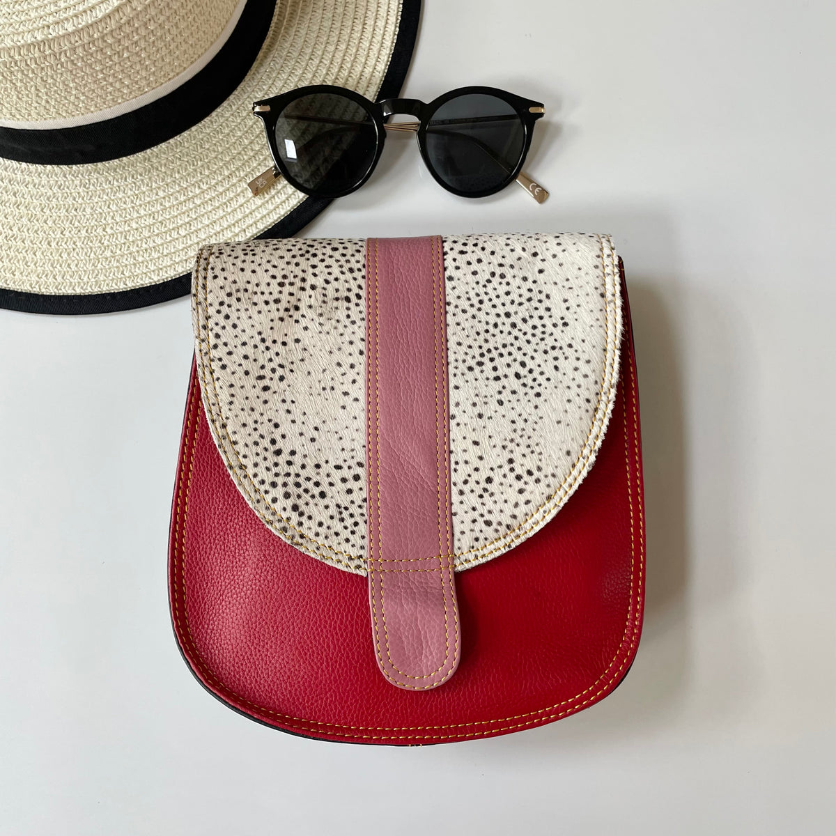 OUTLET Nephele Margot Bag Unique Handmade Recycled Sustainable Leather