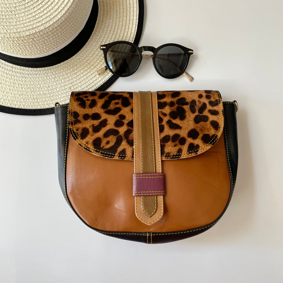 Nephele Dot Bags Unique Handmade Upcycled Sustainable Leather