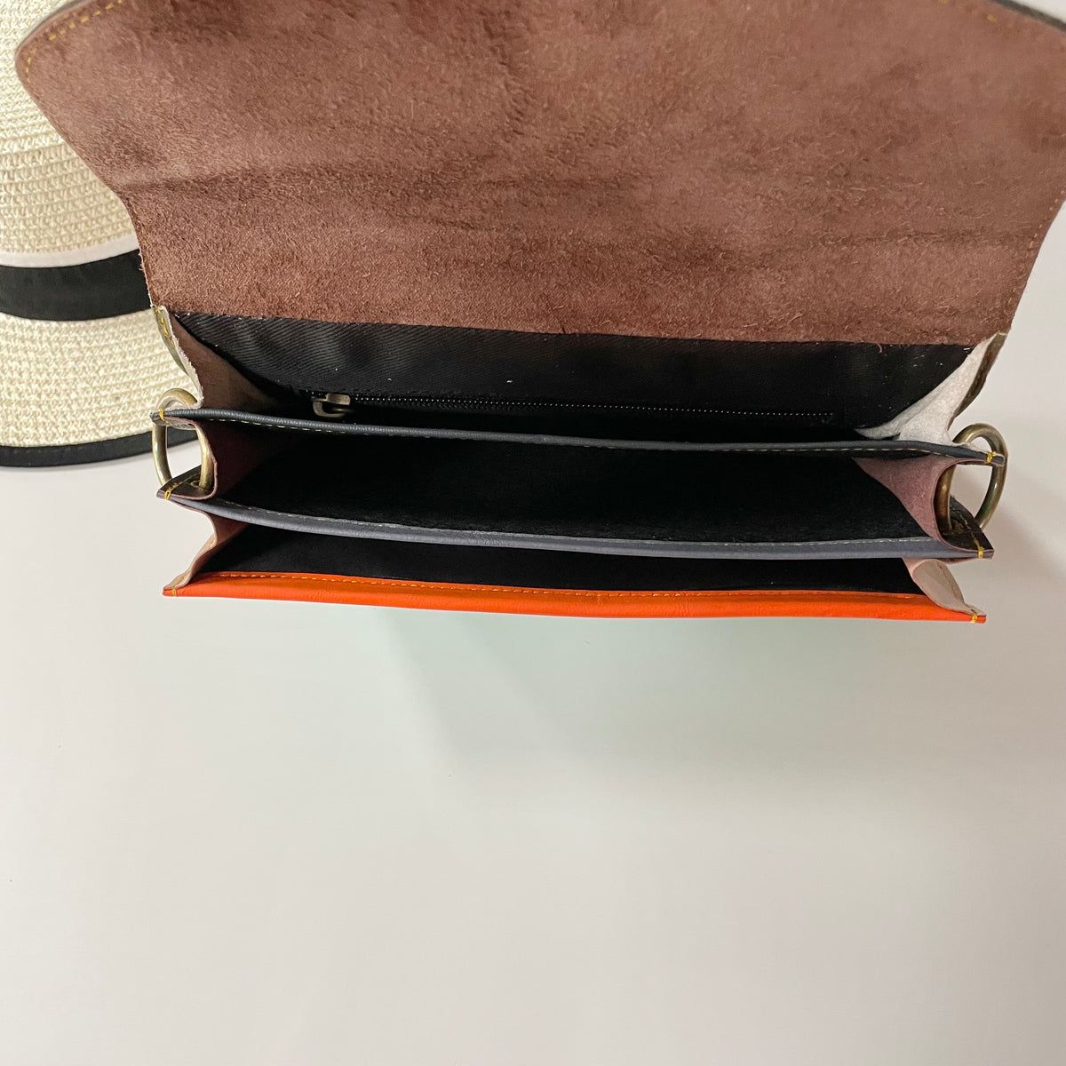 OUTLET Nephele Nancy Bag Unique Handmade Recycled Sustainable Leather