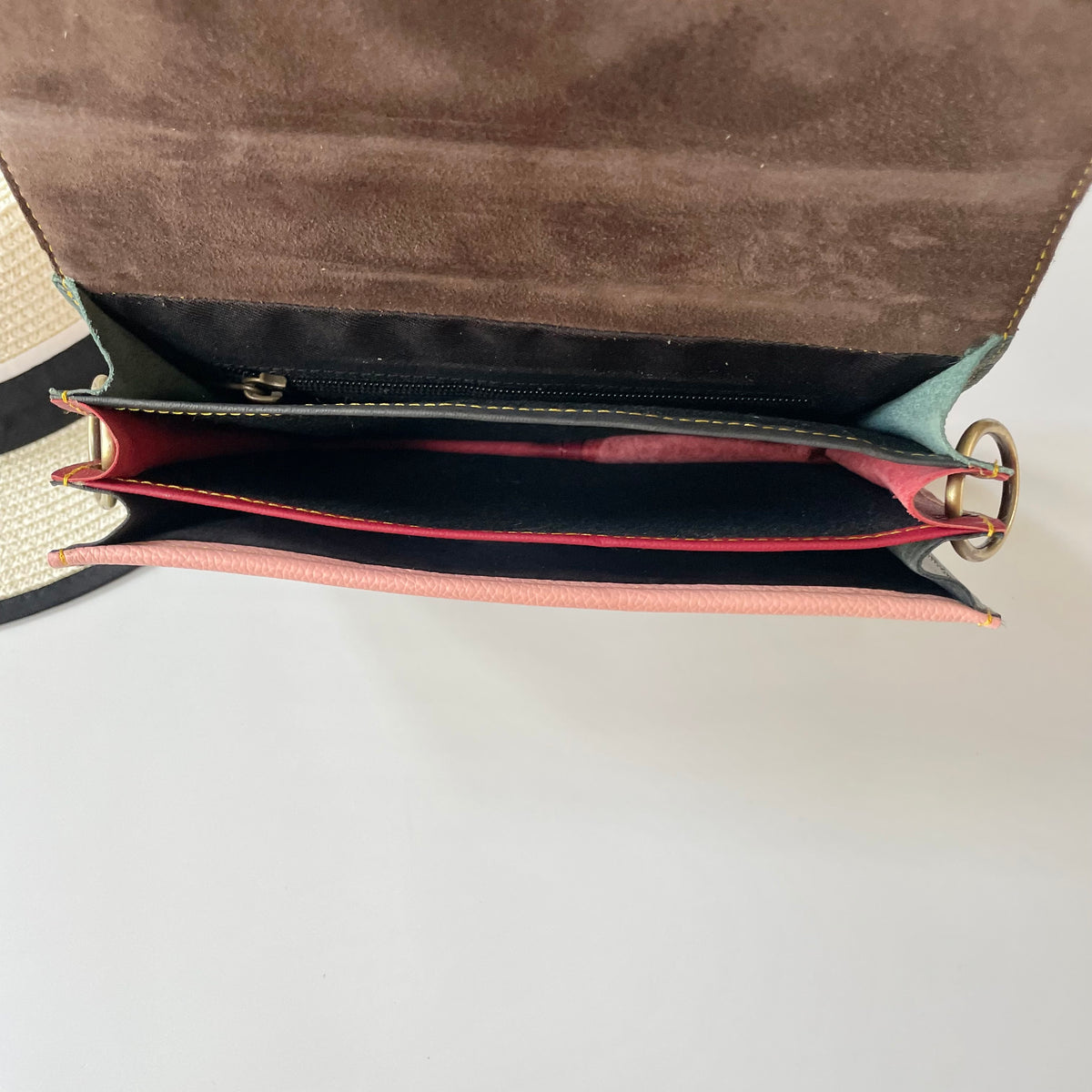 OUTLET Nephele Eadie Full Print Bag Unique Handmade Recycled Sustainable Leather