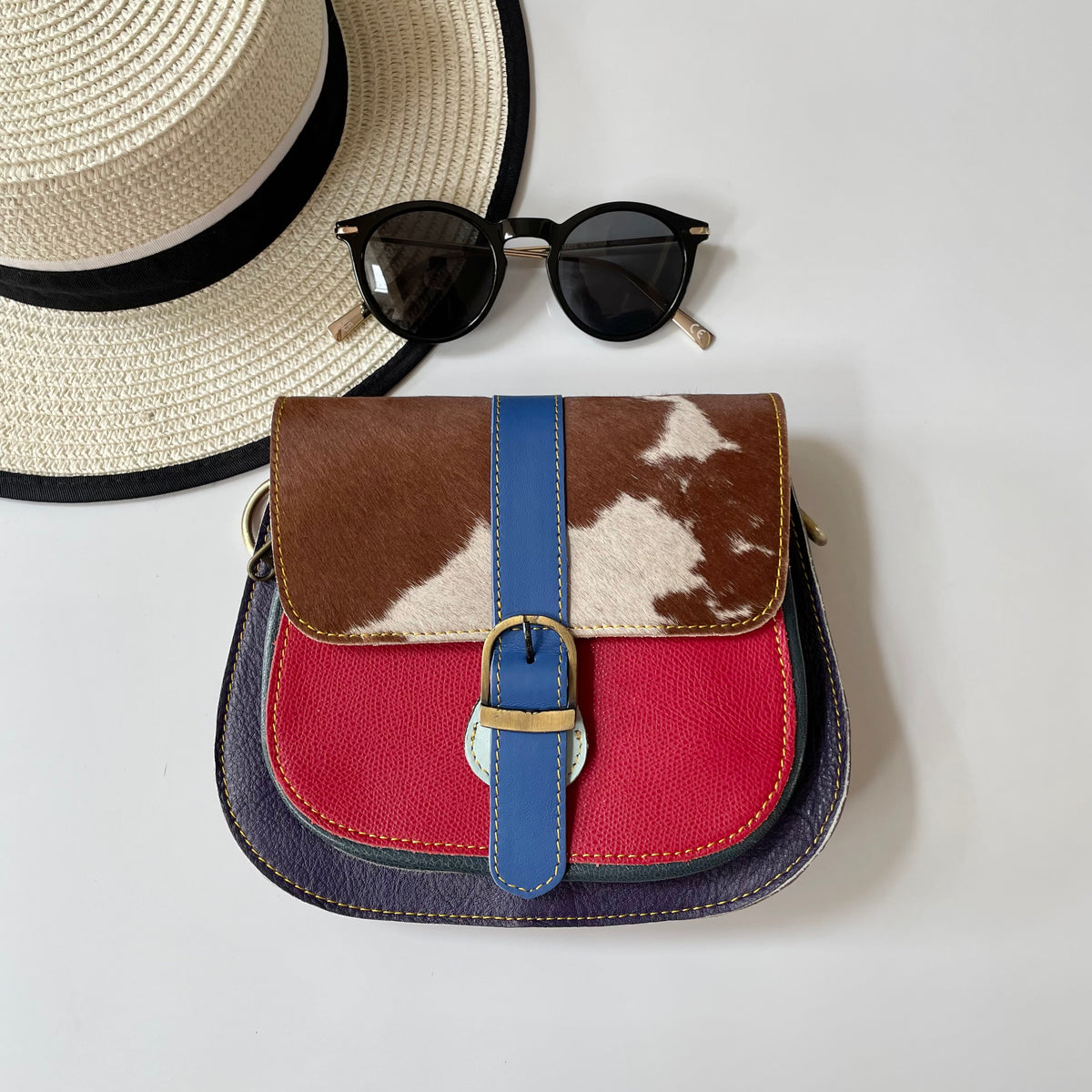 NEW Nephele Agnes Bags Unique Handmade Recycled Leather