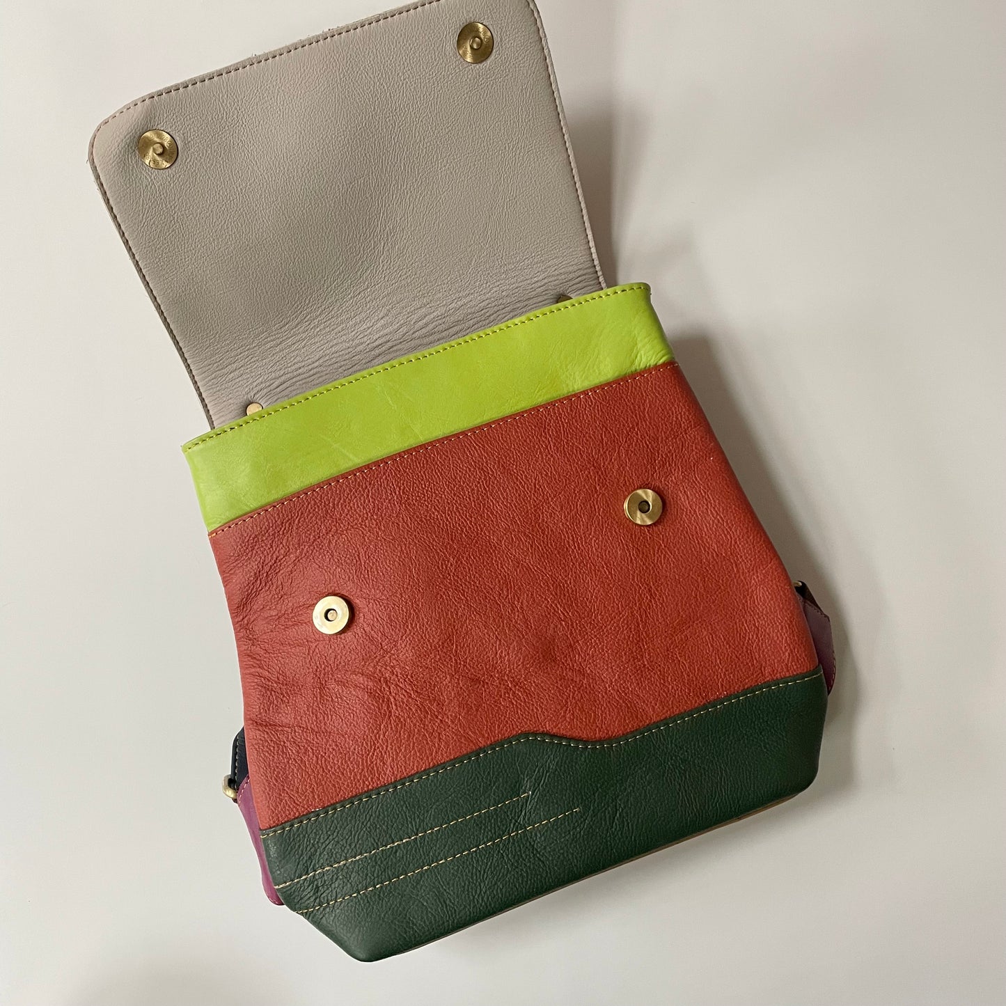 Nephele Robyn Multiway Backpack Unique Handmade Recycled Sustainable Upcycled Leather