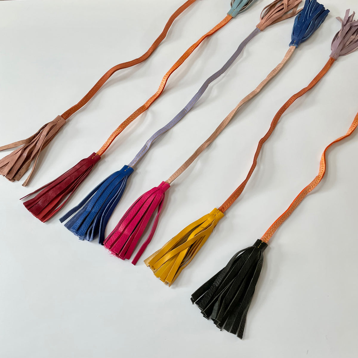 OUTLET Nephele Leather Bag Tassels