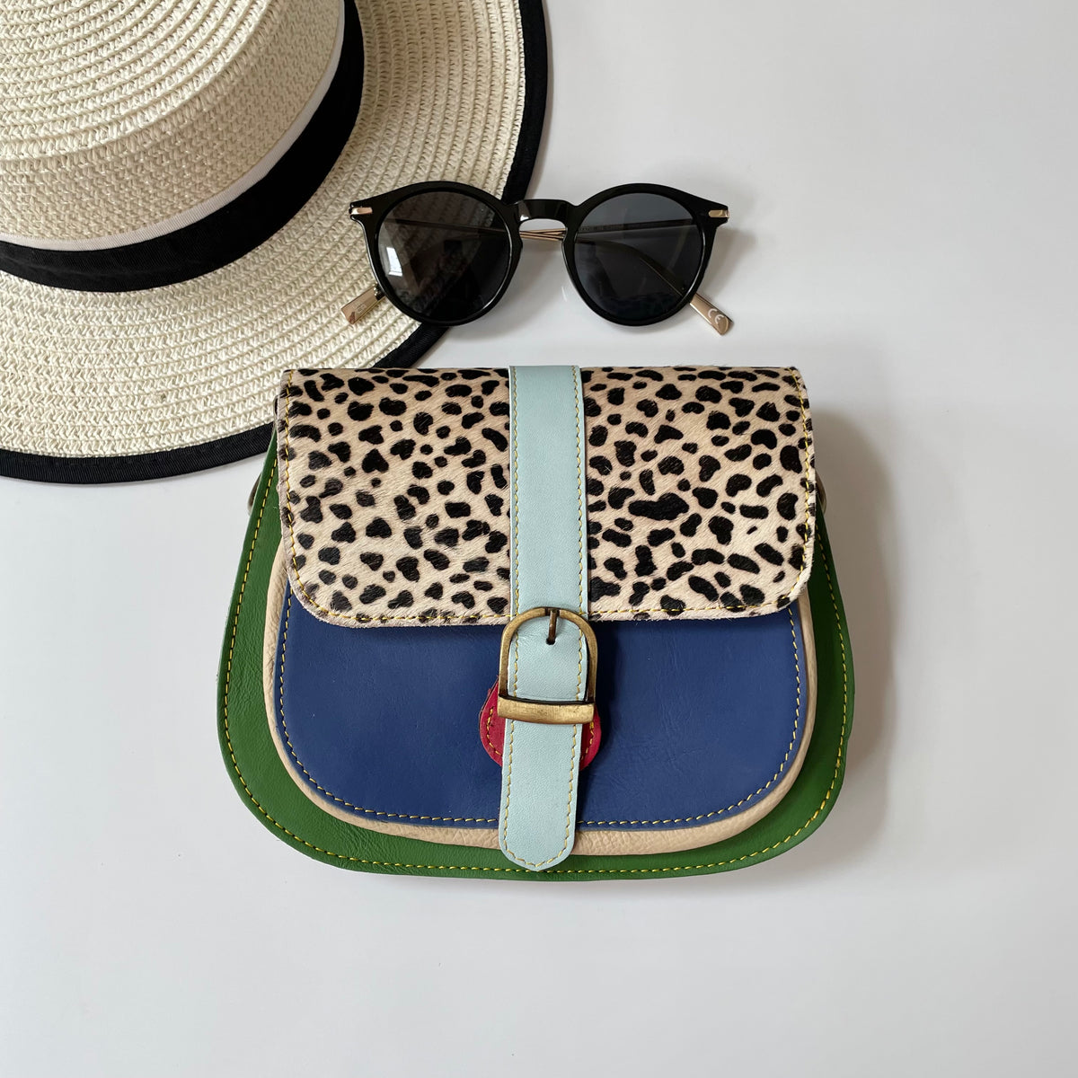 NEW Nephele Agnes Bags Unique Handmade Recycled Leather