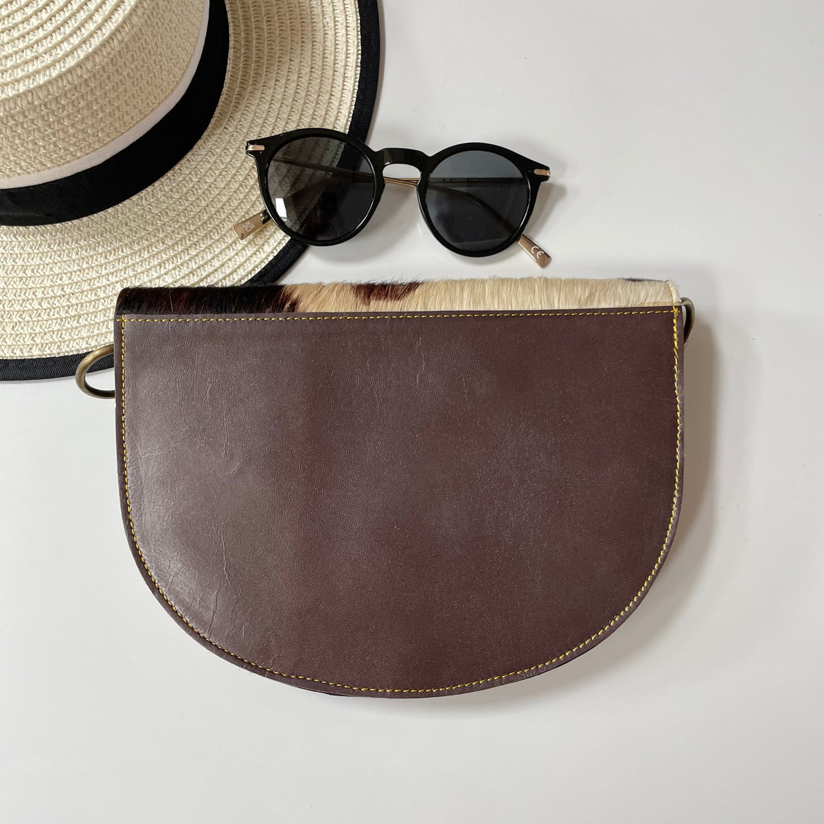 OUTLET Nephele Claire Bag Unique Handmade Recycled Sustainable Leather